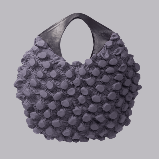 BurBur Round Bag [Concrete]